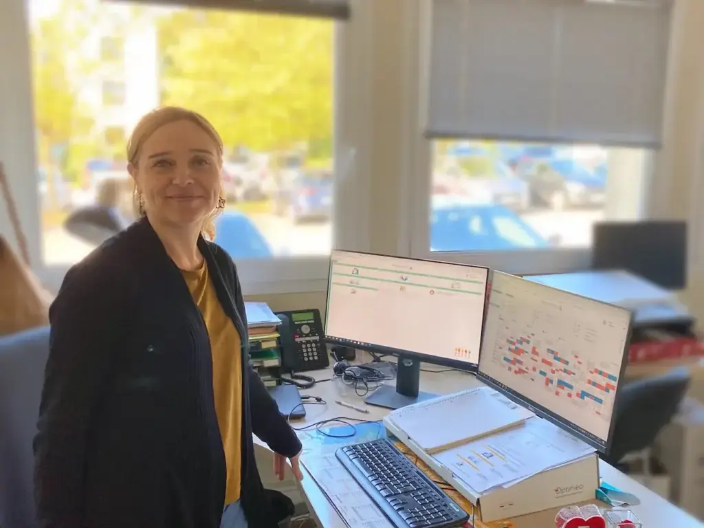 Michèle, chargée de gestion de formation et des compétences Adheo