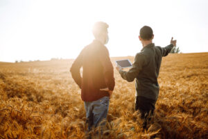 Associés d'une SCEA accompagnés par un expert-comptable agricole Adheo dans le Grand Est
